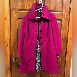 Women’s Preston & York Magenta trench coat size 10